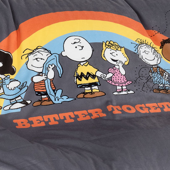 Charlie Brown y Snoopy Puf Sillón Encorvado - Arcoíris 03