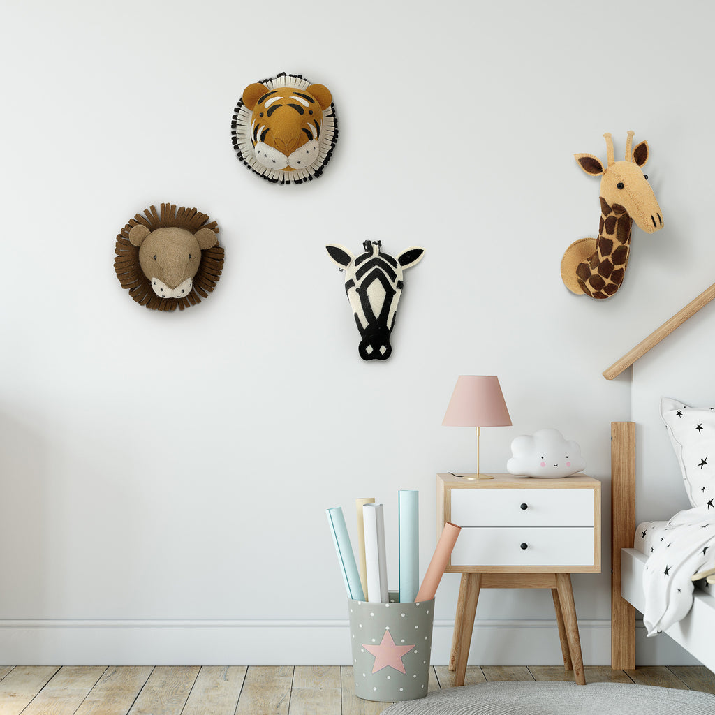 Decoración de pared Cabeza de Cebra 04