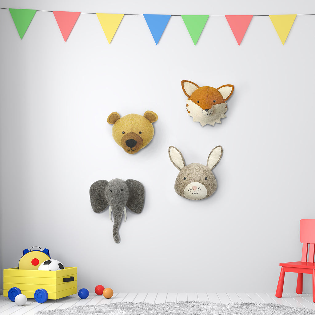 Decoración de pared Cabeza de Conejo 04