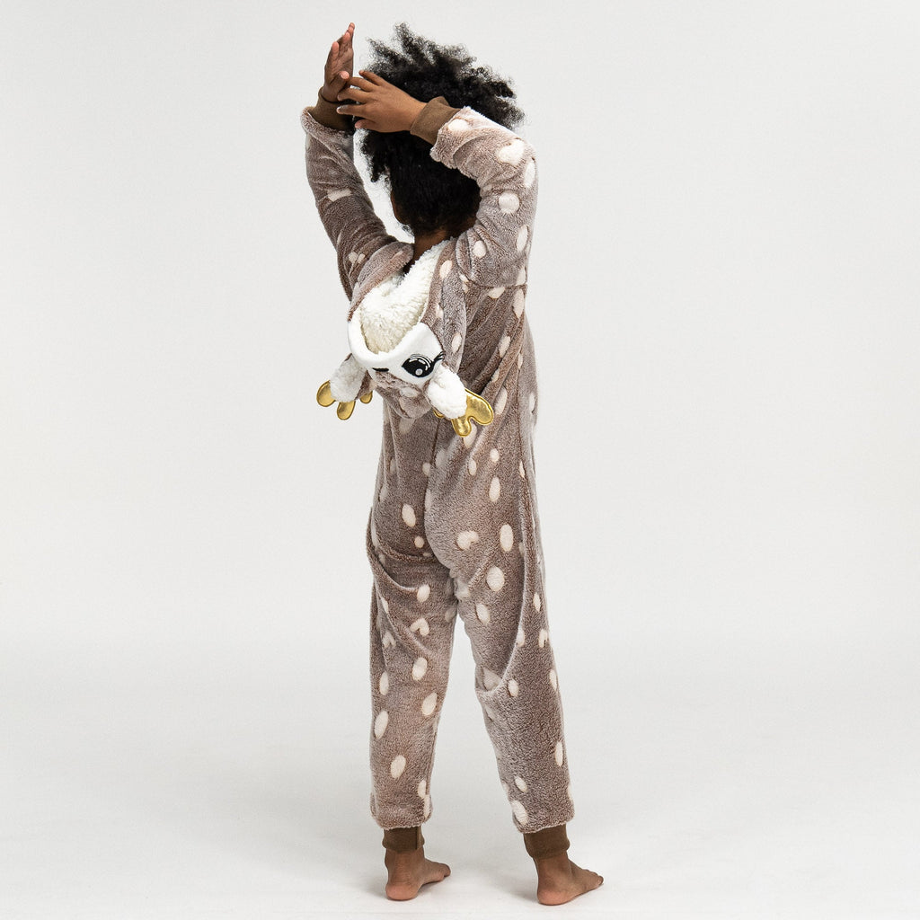 Pijama mono polar Estampado Reno para niños 03