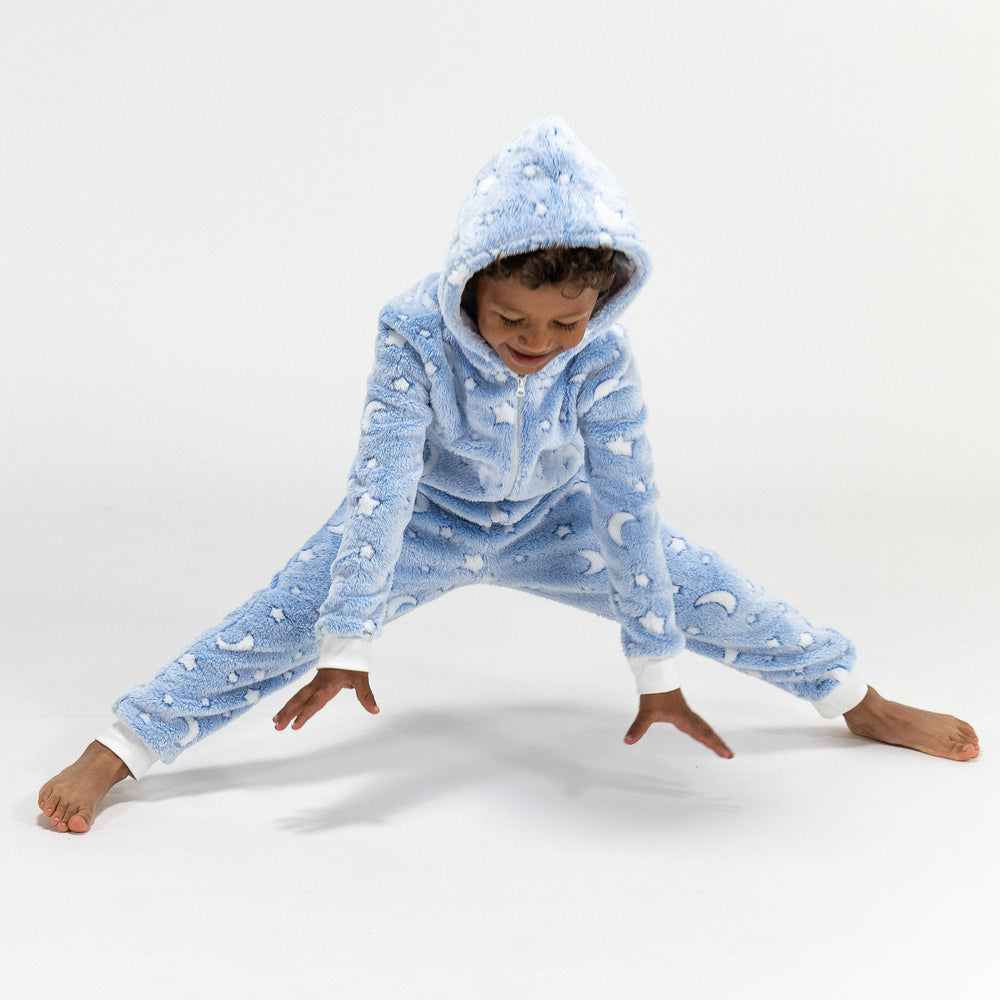 Pijama mono polar Estrellas y Lunas Infantil 01