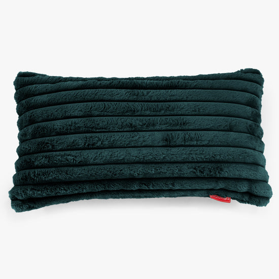 Fundas de Cojín Rectangular Gigante 40 x 80cm - Pana de Felpa Ultra Turquesa 01