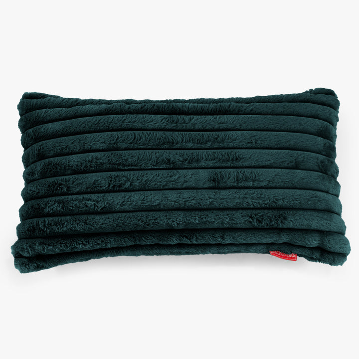 Fundas de Cojín Rectangular Gigante 40 x 80cm - Pana de Felpa Ultra Turquesa 01
