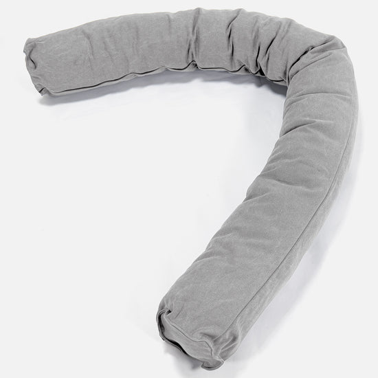 Almohada Gigante para Sofás XL - Vaquero Desgastado Gris 01