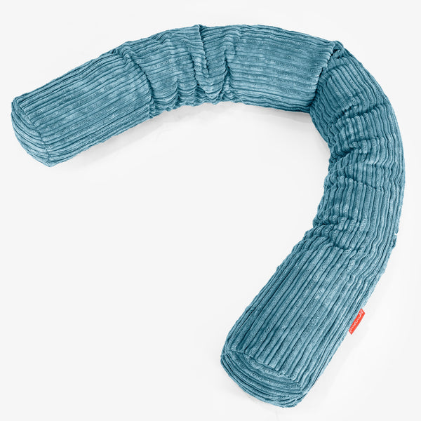 Almohada Gigante Para sofás, C150L, CloudSac Viscoelástico - Pana Clásica Egeo Azul 01