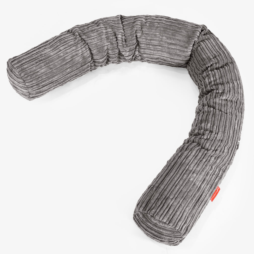 Almohada Gigante Para sofás, C150L, CloudSac Viscoelástico - Pana Clásica Grafito 01