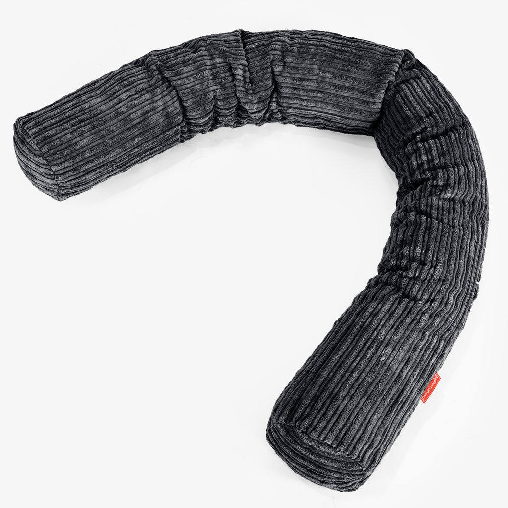 Almohada Gigante Para sofás, C150L, CloudSac Viscoelástico - Pana Clásica Negro 01