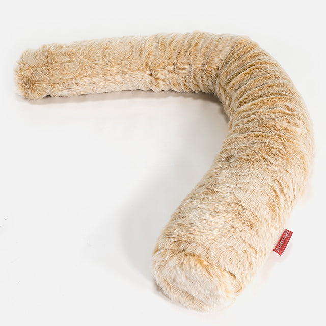 Almohada Gigante para Sofás XL - Piel Sintética Blanco 01