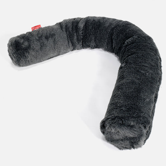 Almohada Gigante para Sofás XL - Piel Sintética Negro 01