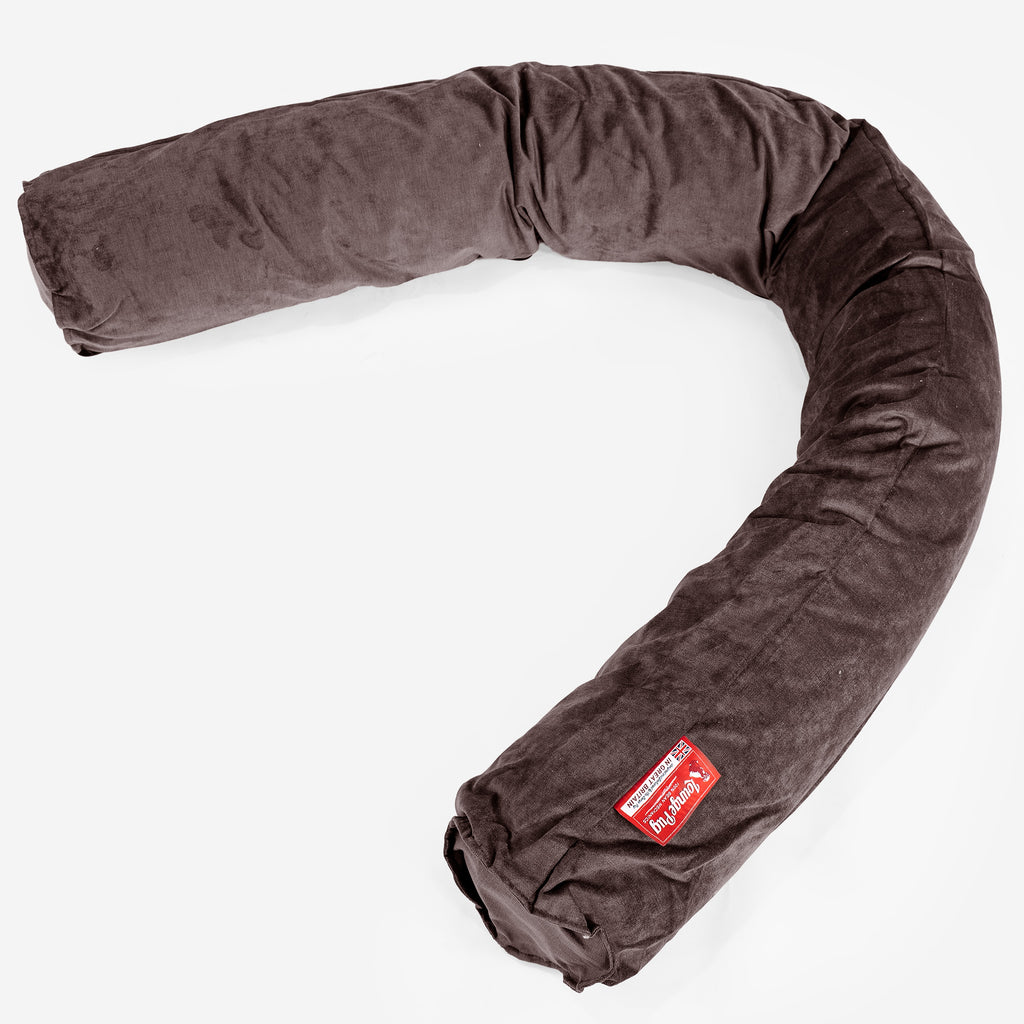 Almohada Gigante Para sofás, C150L, CloudSac Viscoelástico - Tejido de Rejilla Chocolate 01