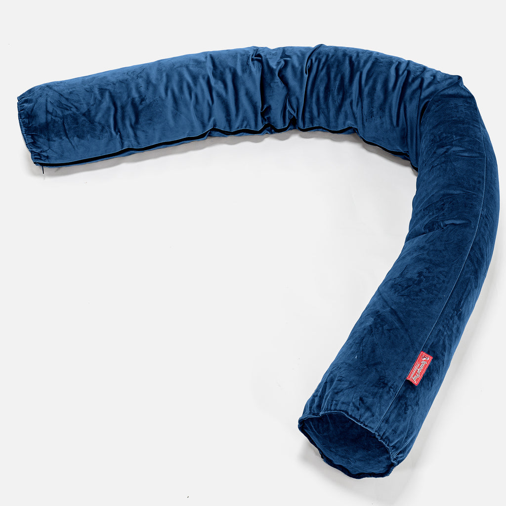 Almohada Gigante Para sofás, C150L, CloudSac Viscoelástico - Terciopelo Azul Marino 01