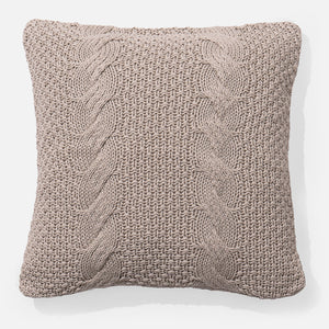 Fundas de Cojín 47 x 47cm - Punto Cable Crema