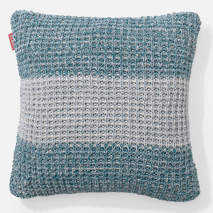 Cojín 47 x 47cm - Algodón 100% Chester Azul 01