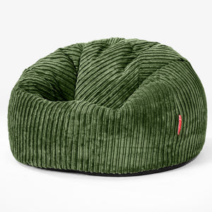 CloudSac 200 Kids Puf Gigante Viscoelástico Infanti 2-12 años - Pana Clásica Bosque Verde