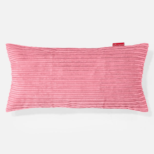 CloudSac 50 Almohada Gigante Viscoelástica 40 x 80cm - Pana Clásica Coral 