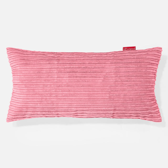 CloudSac 50 Almohada Gigante Viscoelástica 40 x 80cm - Pana Clásica Coral 