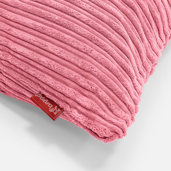 CloudSac 50 Almohada Gigante Viscoelástica 40 x 80cm - Pana Clásica Coral 