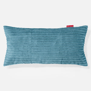 Fundas de Cojín Rectangular Gigante 40 x 70cm - Pana Clásica Egeo Azul