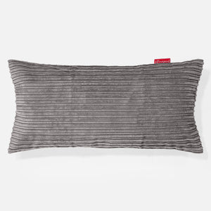 Fundas de Cojín Rectangular Gigante 40 x 70cm - Pana Clásica Grafito