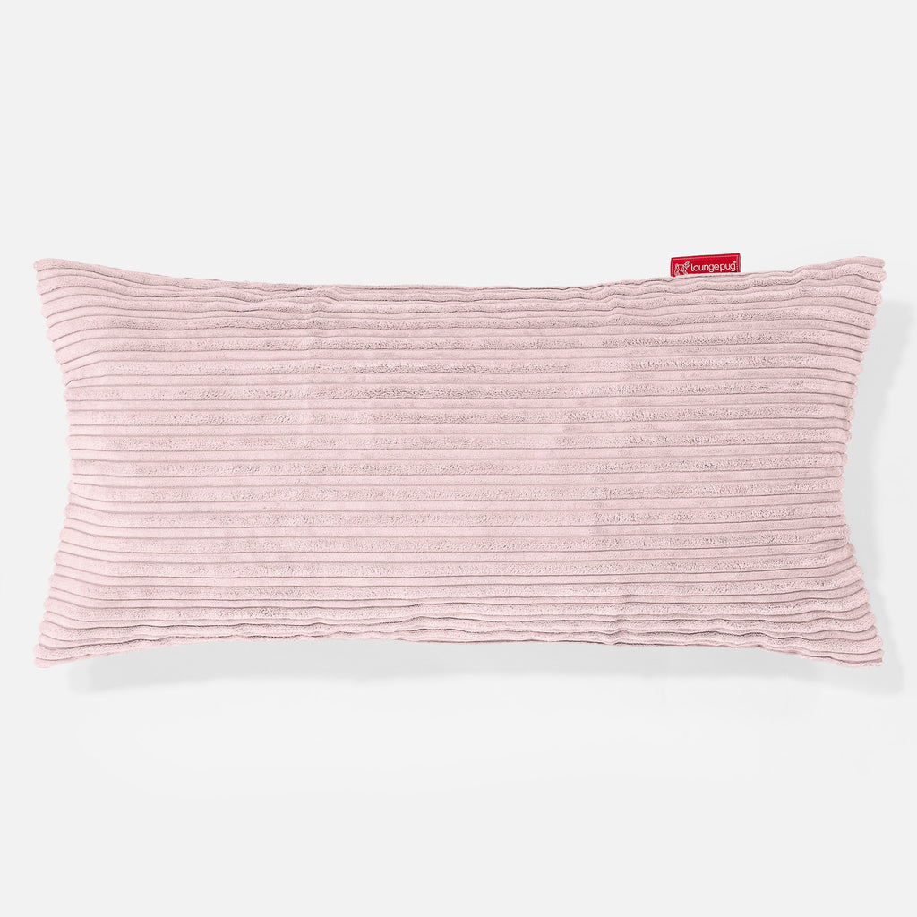 CloudSac 50 Almohada Gigante Viscoelástica 40 x 80cm - Pana Clásica Rosa Claro 