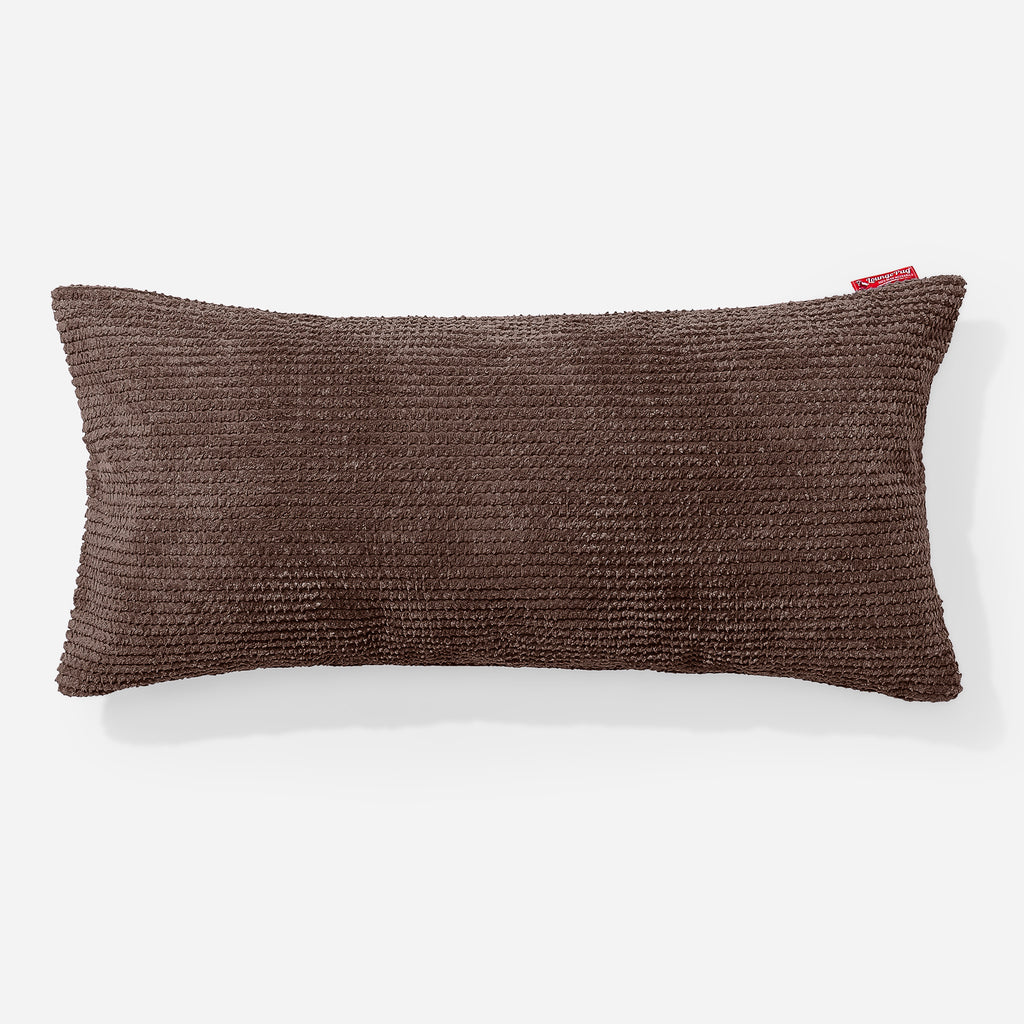 CloudSac 50 Almohada Gigante Viscoelástica 40 x 80cm - Pompón Chocolate 