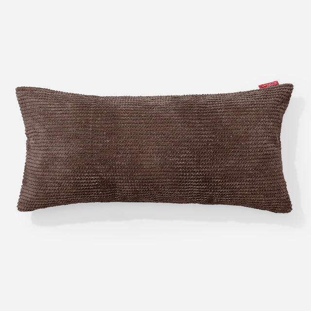 CloudSac 50 Almohada Gigante Viscoelástica 40 x 80cm - Pompón Chocolate 