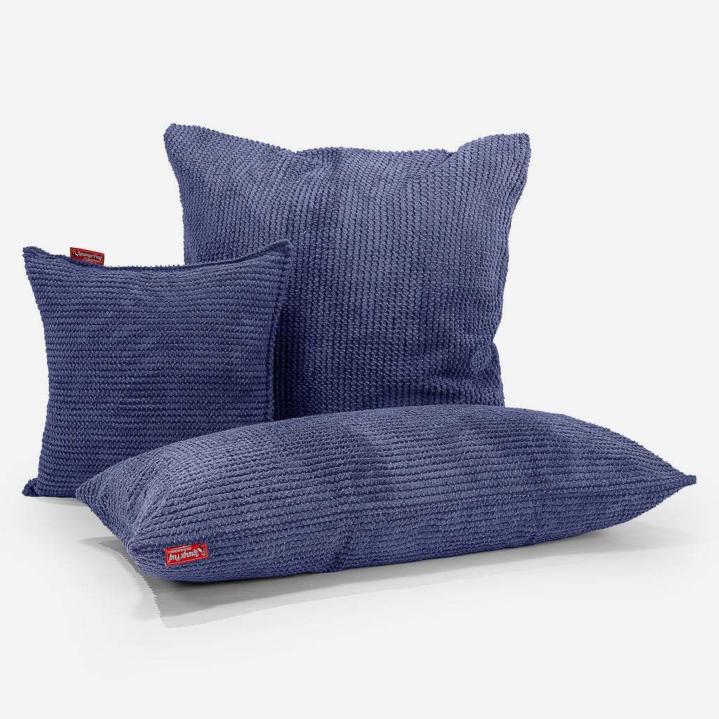 CloudSac 50 Almohada Gigante Viscoelástica 40 x 80cm - Pompón Morado 