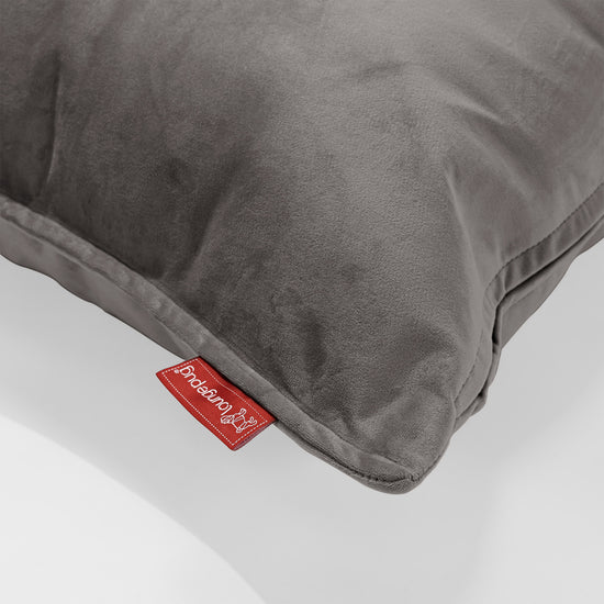 CloudSac 50 Almohada Gigante Viscoelástica 40 x 80cm - Terciopelo Grafito 0
