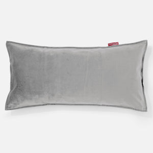 Fundas de Cojín Rectangular Gigante 40 x 70cm - Terciopelo Plata