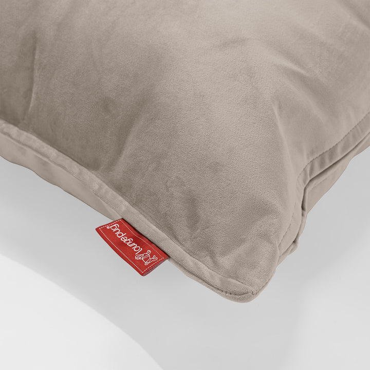CloudSac 50 Almohada Gigante Viscoelástica 40 x 80cm - Terciopelo Visón 