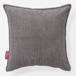 Fundas de Cojín 47 x 47cm - Pompón Carbón Gris