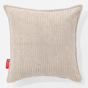 Fundas de Cojín 47 x 47cm - Pompón Crema