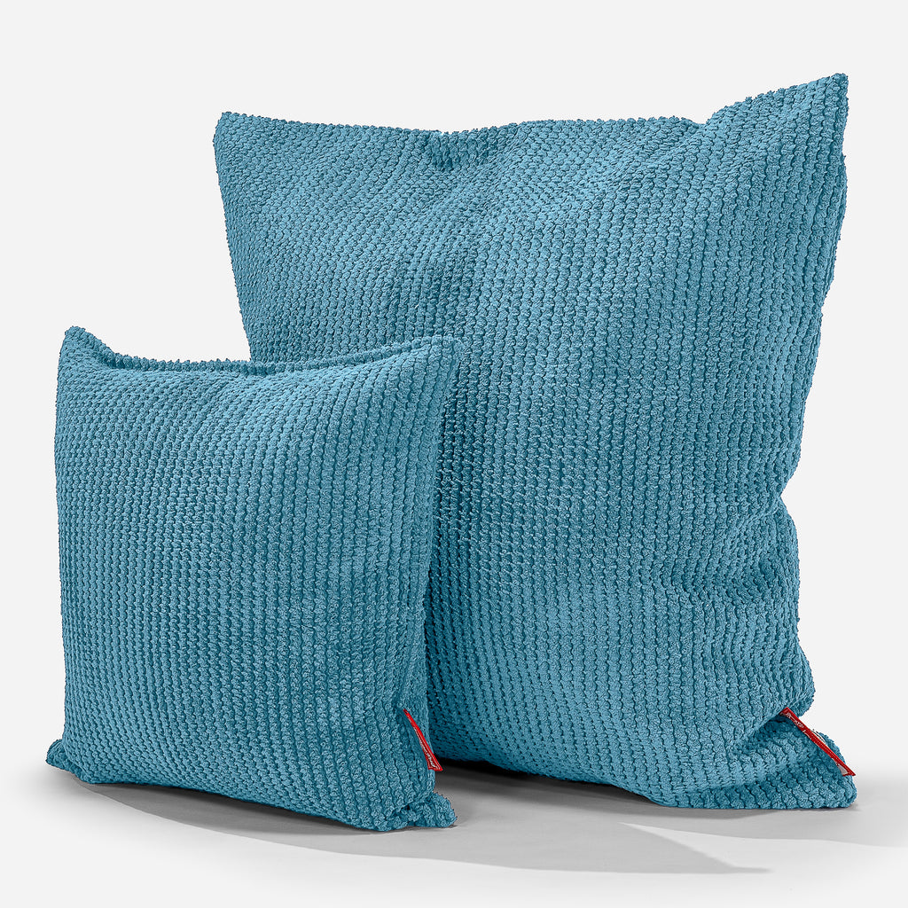 Cojín Gigante 70 x 70cm - Pompón Egeo Azul 02