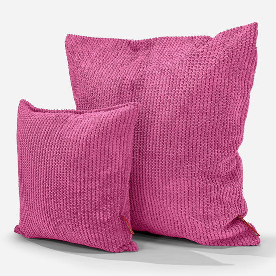 Cojín Gigante 70 x 70cm - Pompón Rosa 02