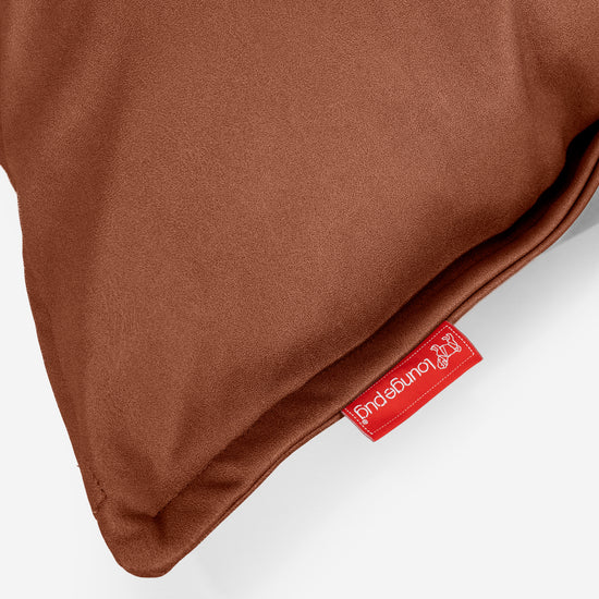 Fundas de Cojín 47 x 47cm - Cuero Vegano Castaño 03