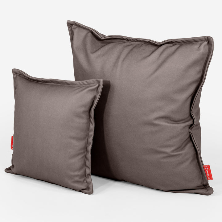 Fundas de Cojín 47 x 47cm - Cuero Vegano Chocolate 02