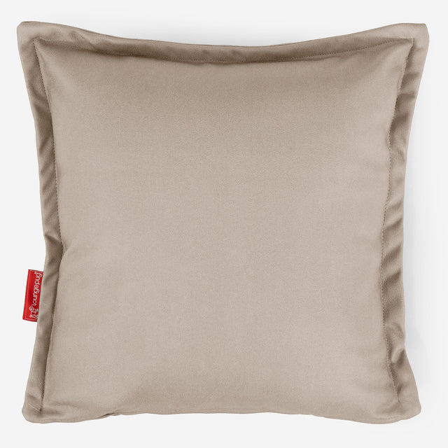 Fundas de Cojín 47 x 47cm - Cuero Vegano Marfil 01