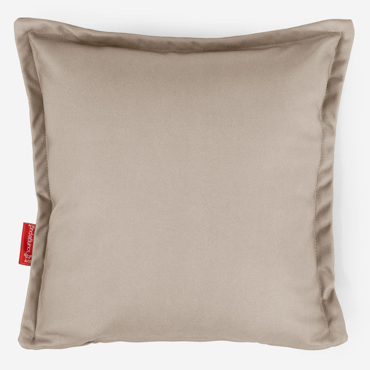 Fundas de Cojín 47 x 47cm - Cuero Vegano Marfil 01
