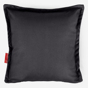 Fundas de Cojín 47 x 47cm - Cuero Vegano Negro