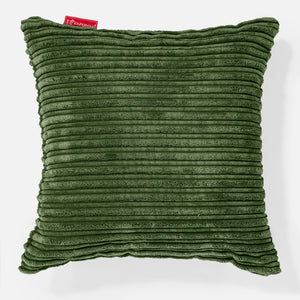 Fundas de Cojín 47 x 47cm - Pana Clásica Bosque Verde