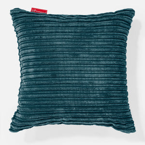 Fundas de Cojín 47 x 47cm - Pana Clásica Turquesa