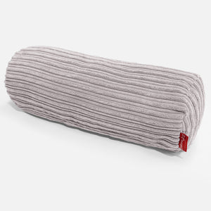 Fundas de Cojín Cilíndrico 20 x 55cm - Pana Clásica Gris Plata