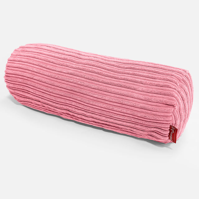 Cojín Cilíndrico 20 x 55cm - Pana Clásica Coral 01