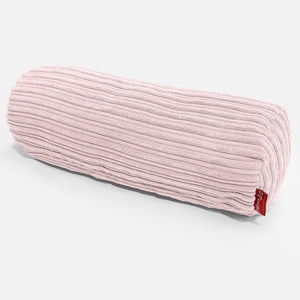 Fundas de Cojín Cilíndrico 20 x 55cm - Pana Clásica Rosa Claro