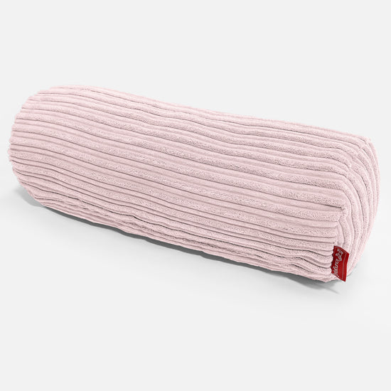 Cojín Cilíndrico 20 x 55cm - Pana Clásica Rosa Claro 01