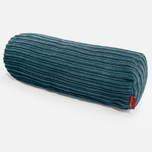 Fundas de Cojín Cilíndrico 20 x 55cm - Pana Clásica Turquesa