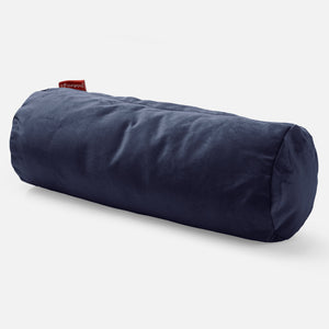 Fundas de Cojín Cilíndrico 20 x 55cm - Terciopelo Azul Marino