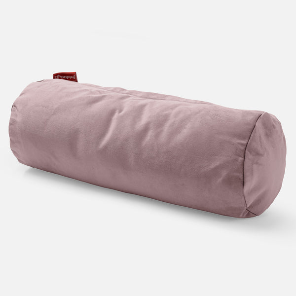 Cojín Cilíndrico 20 x 55cm - Terciopelo Rosa 01