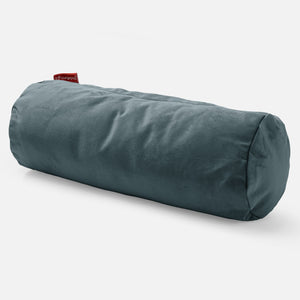 Fundas de Cojín Cilíndrico 20 x 55cm - Terciopelo Turquesa
