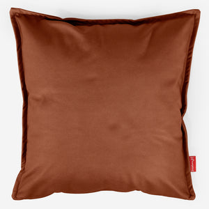 Fundas de Cojín Extra Grande 70 x 70cm - Cuero Vegano Castaño